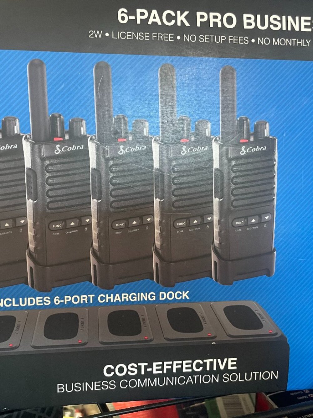 Cobra Radio Walkie Talkies 6Pk